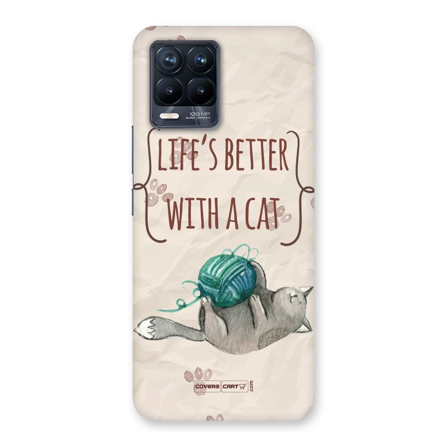 Cute Cat Back Case for Realme 8 Pro