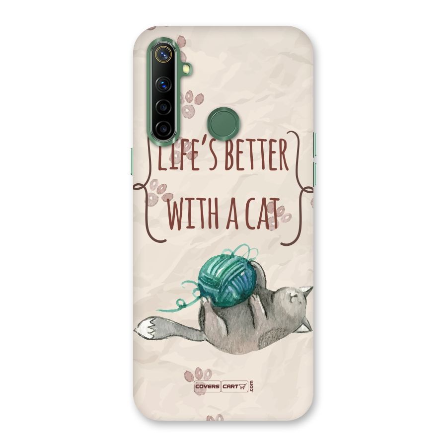 Cute Cat Back Case for Realme Narzo 10