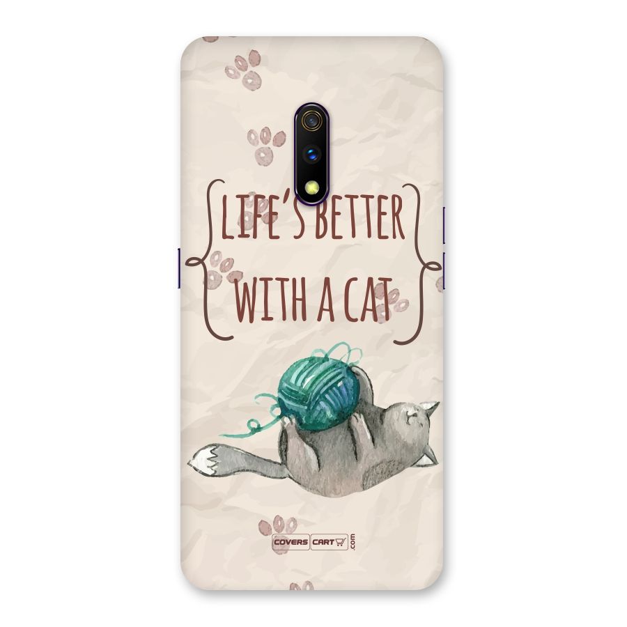 Cute Cat Back Case for Realme X