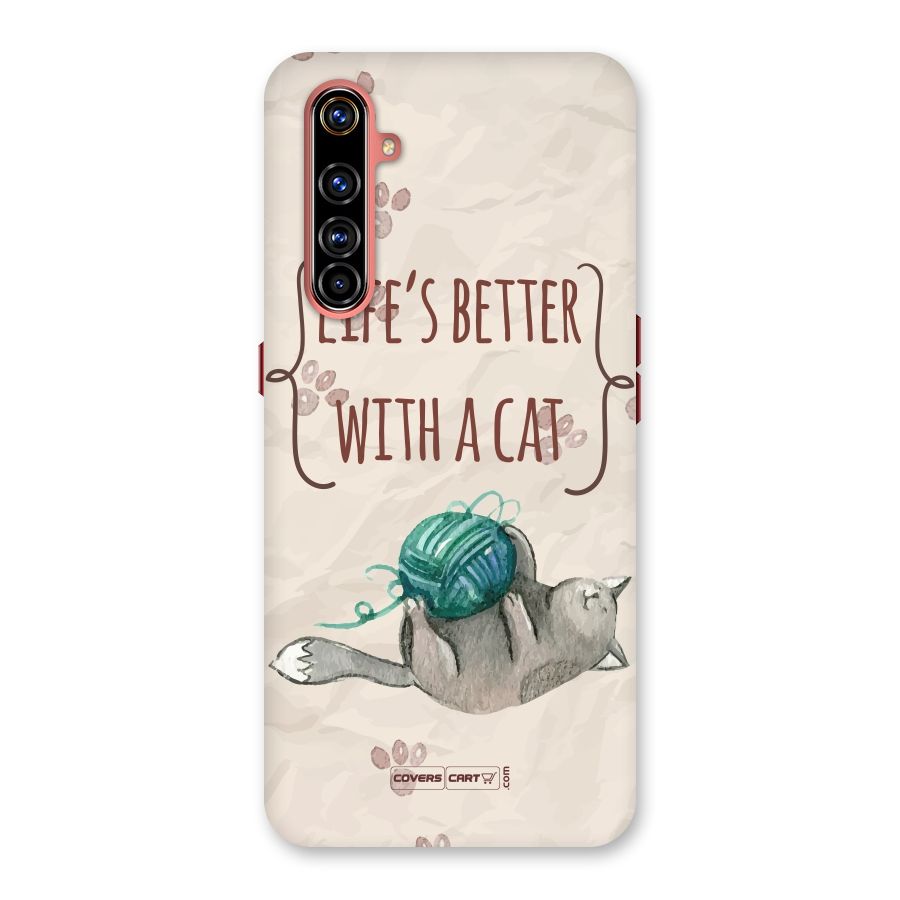 Cute Cat Back Case for Realme X50 Pro