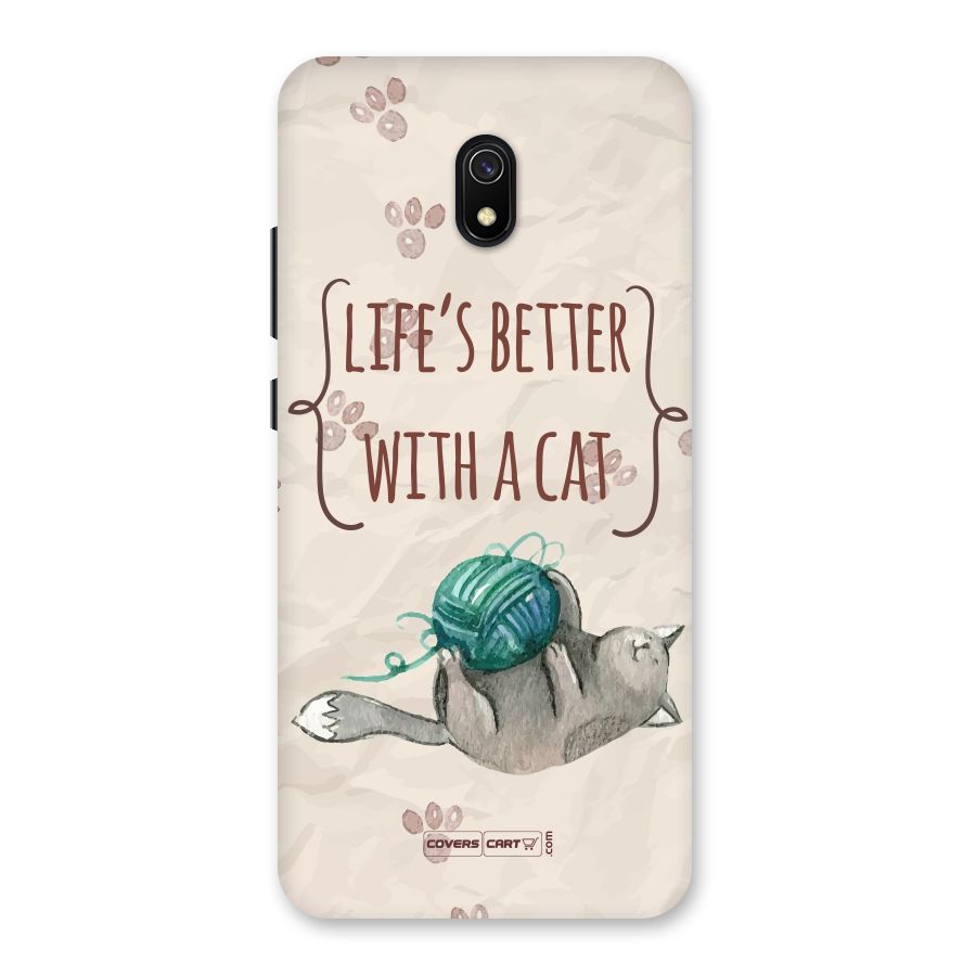 Cute Cat Back Case for Redmi 8A