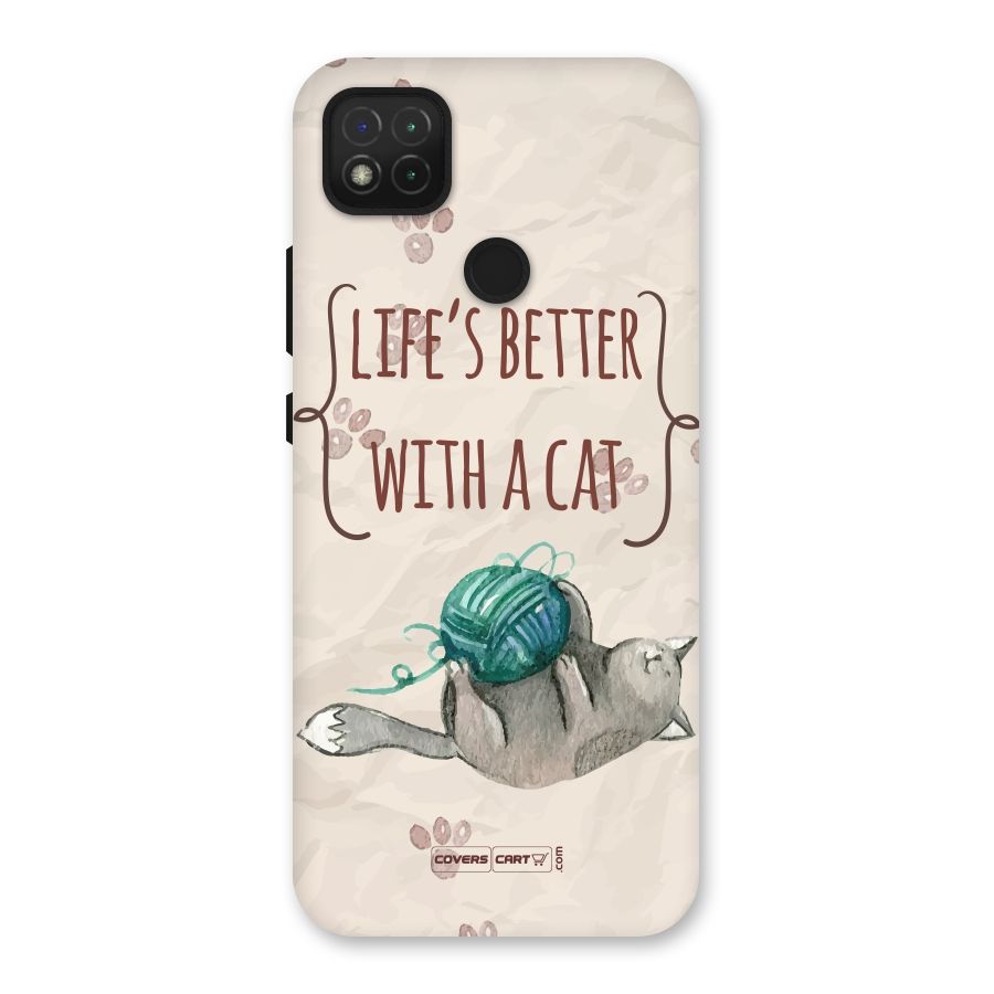 Cute Cat Back Case for Redmi 9