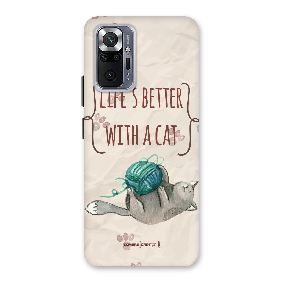 Cute Cat Back Case for Redmi Note 10 Pro Max