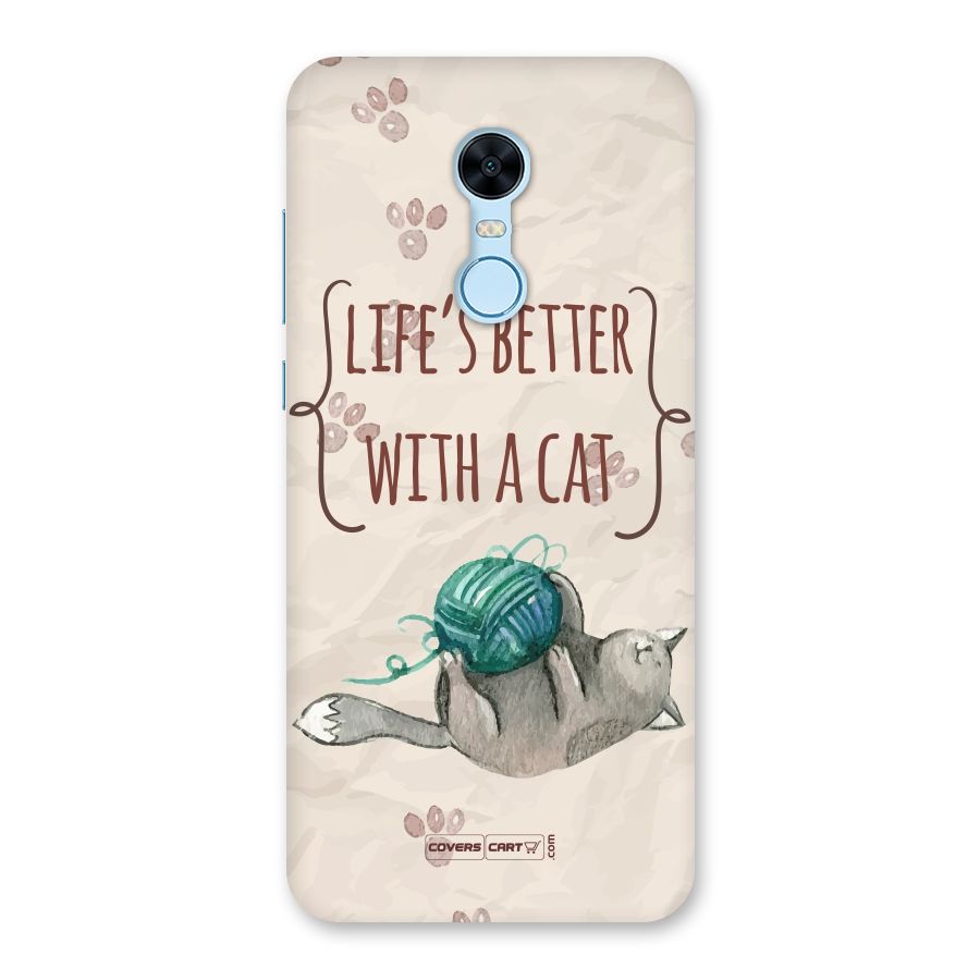 Cute Cat Back Case for Redmi Note 5