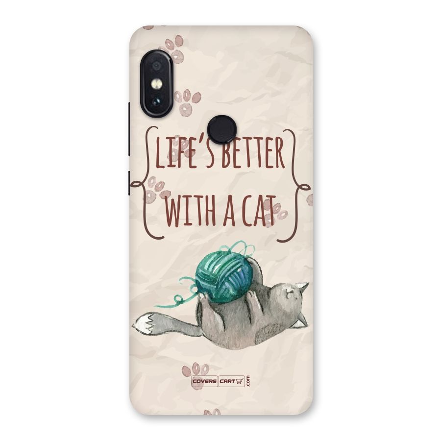 Cute Cat Back Case for Redmi Note 5 Pro