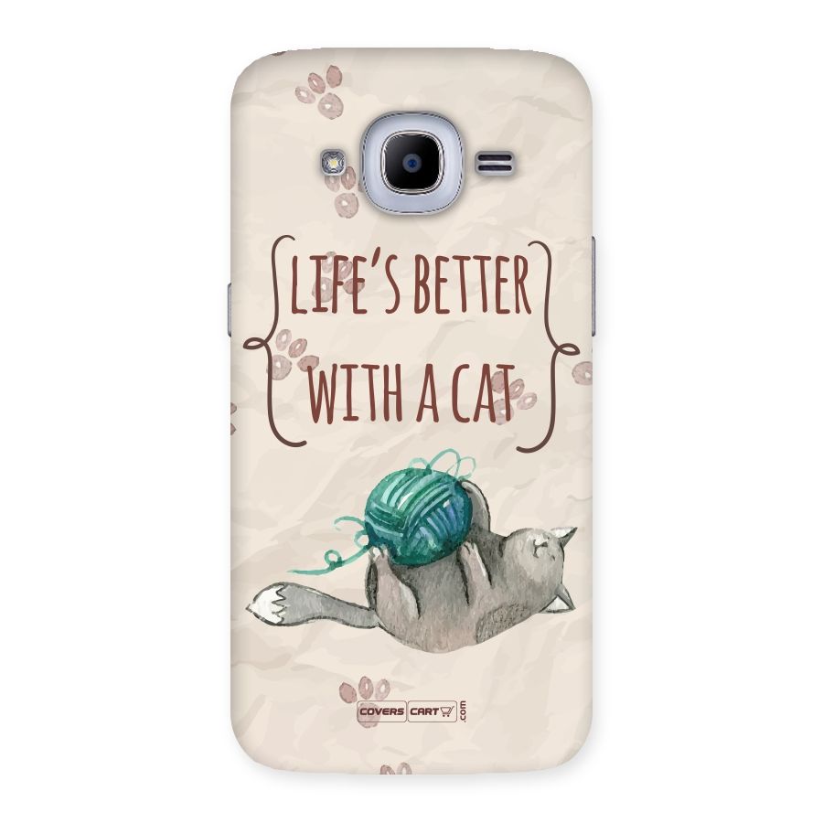 Cute Cat Back Case for Samsung Galaxy J2 2016