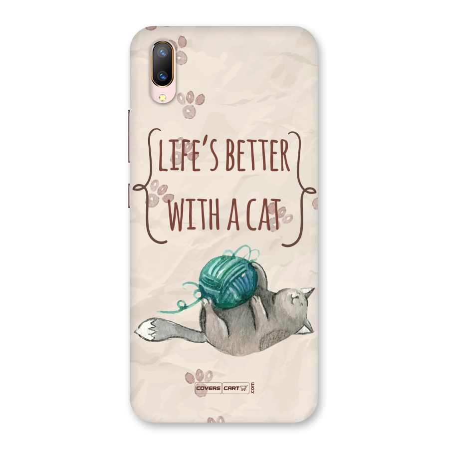 Cute Cat Back Case for Vivo V11 Pro