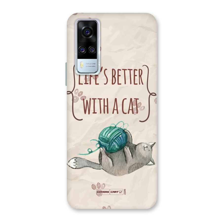 Cute Cat Back Case for Vivo Y31