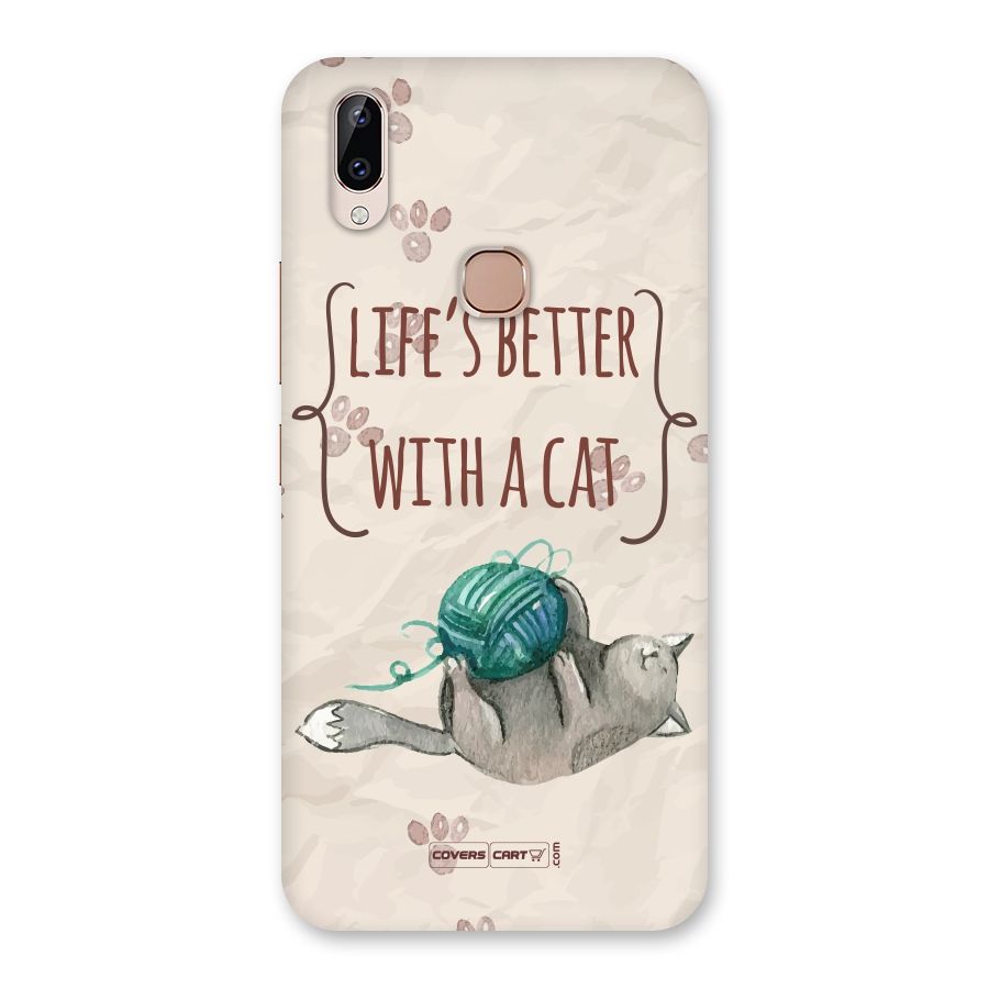 Cute Cat Back Case for Vivo Y83 Pro