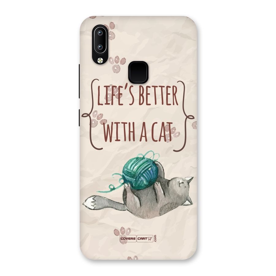 Cute Cat Back Case for Vivo Y93