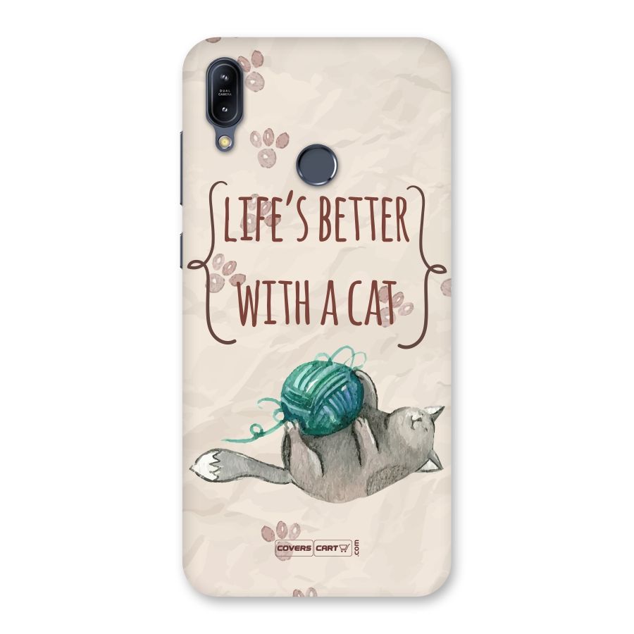 Cute Cat Back Case for Zenfone Max M2