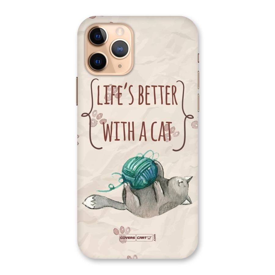 Cute Cat Back Case for iPhone 11 Pro