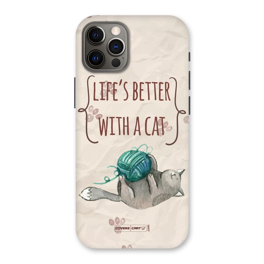 Cute Cat Back Case for iPhone 12 Pro
