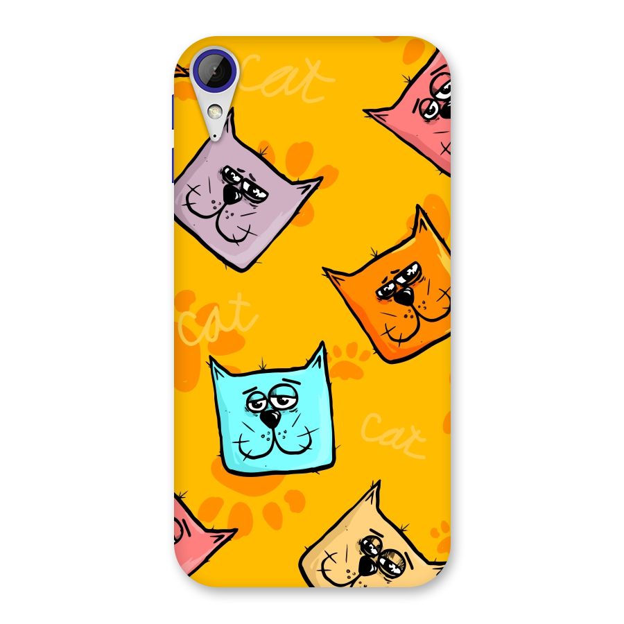 Cute Cat Pattern Back Case for Desire 830