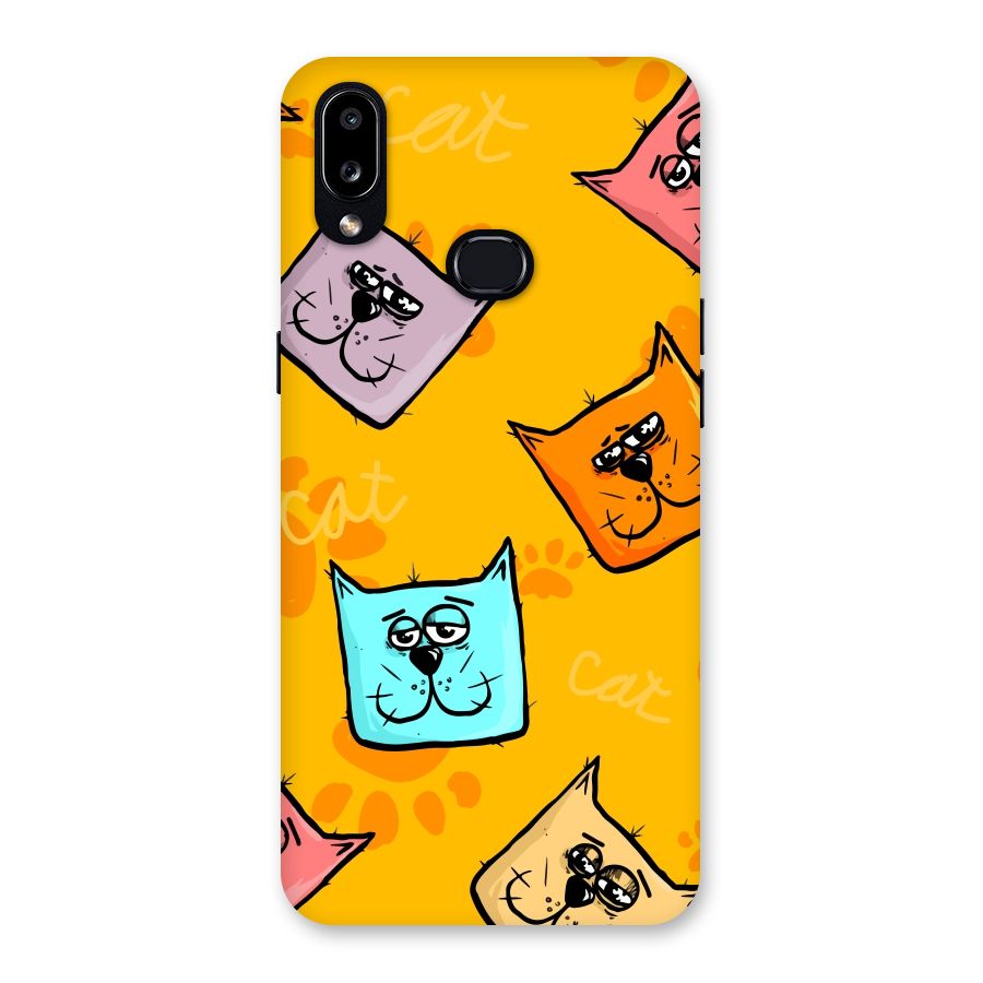 Cute Cat Pattern Back Case for Galaxy A10s