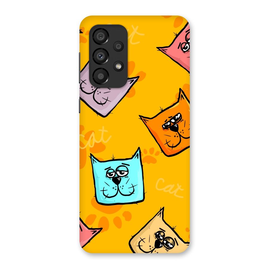 Cute Cat Pattern Back Case for Galaxy A33 5G