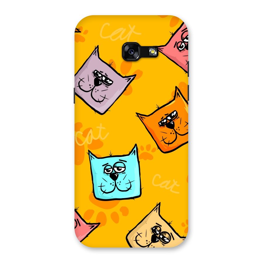 Cute Cat Pattern Back Case for Galaxy A5 2017