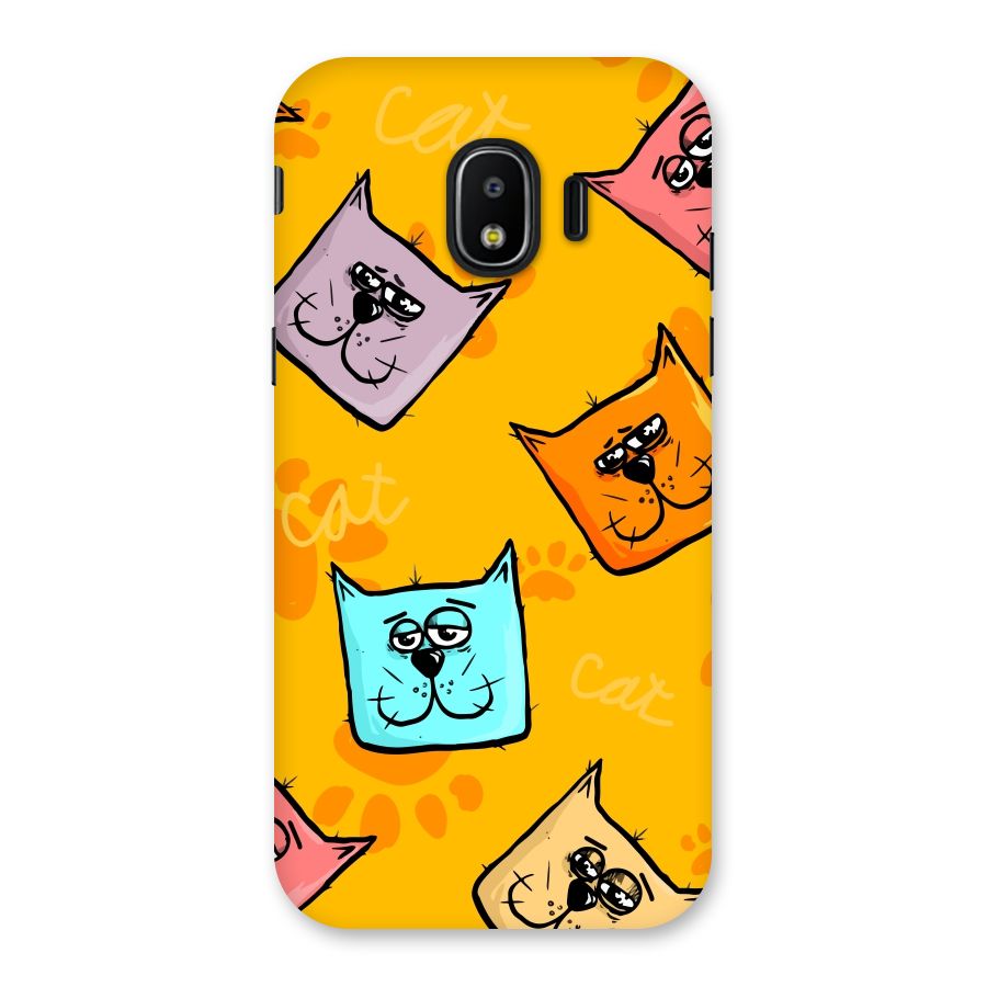 Cute Cat Pattern Back Case for Galaxy J2 Pro 2018