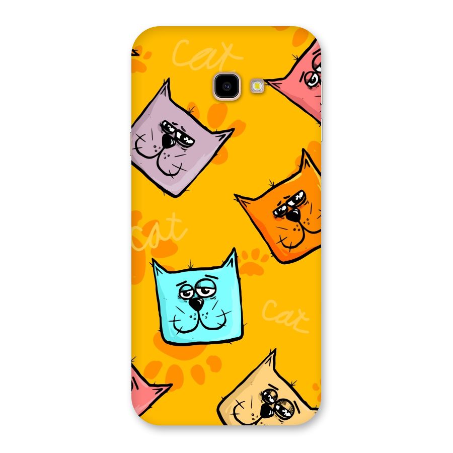 Cute Cat Pattern Back Case for Galaxy J4 Plus