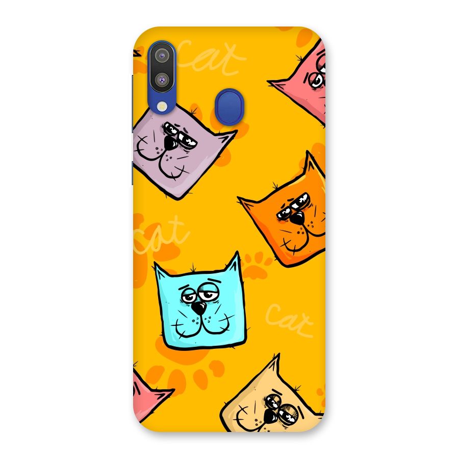 Cute Cat Pattern Back Case for Galaxy M20