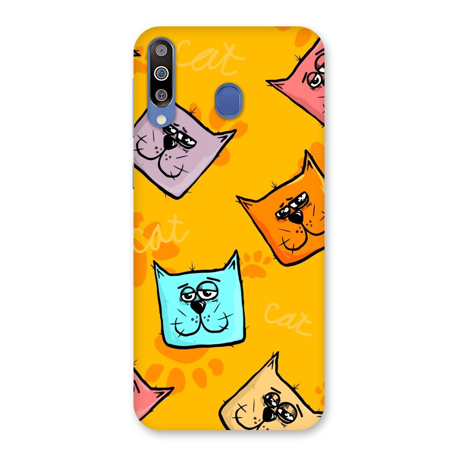 Cute Cat Pattern Back Case for Galaxy M30
