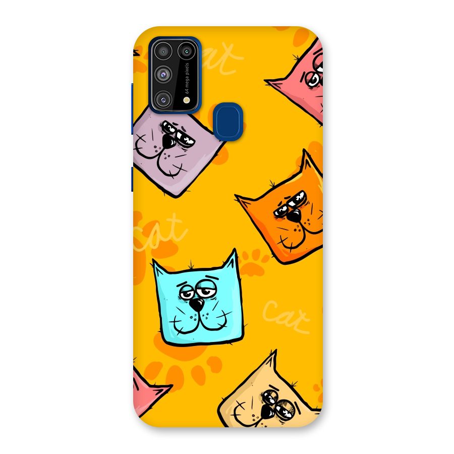 Cute Cat Pattern Back Case for Galaxy M31