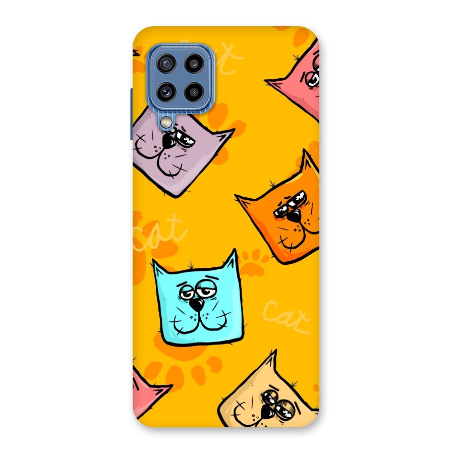 Cute Cat Pattern Back Case for Galaxy M32