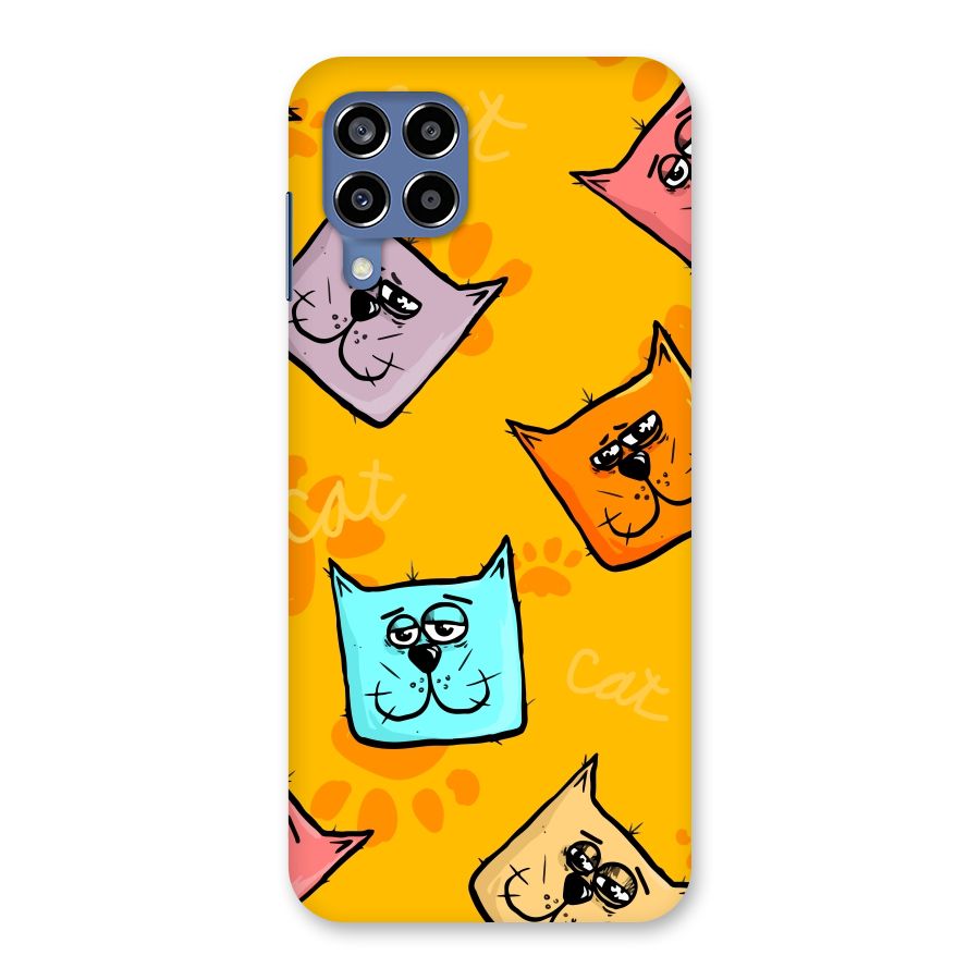 Cute Cat Pattern Back Case for Galaxy M53 5G