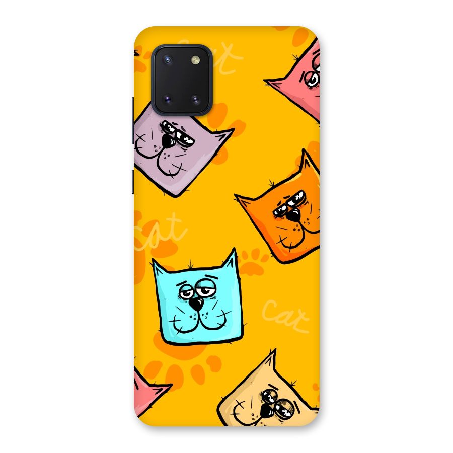 Cute Cat Pattern Back Case for Galaxy Note 10 Lite