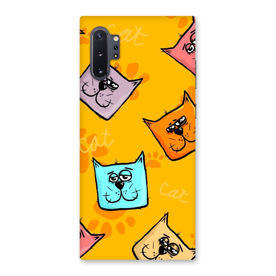 Cute Cat Pattern Back Case for Galaxy Note 10 Plus