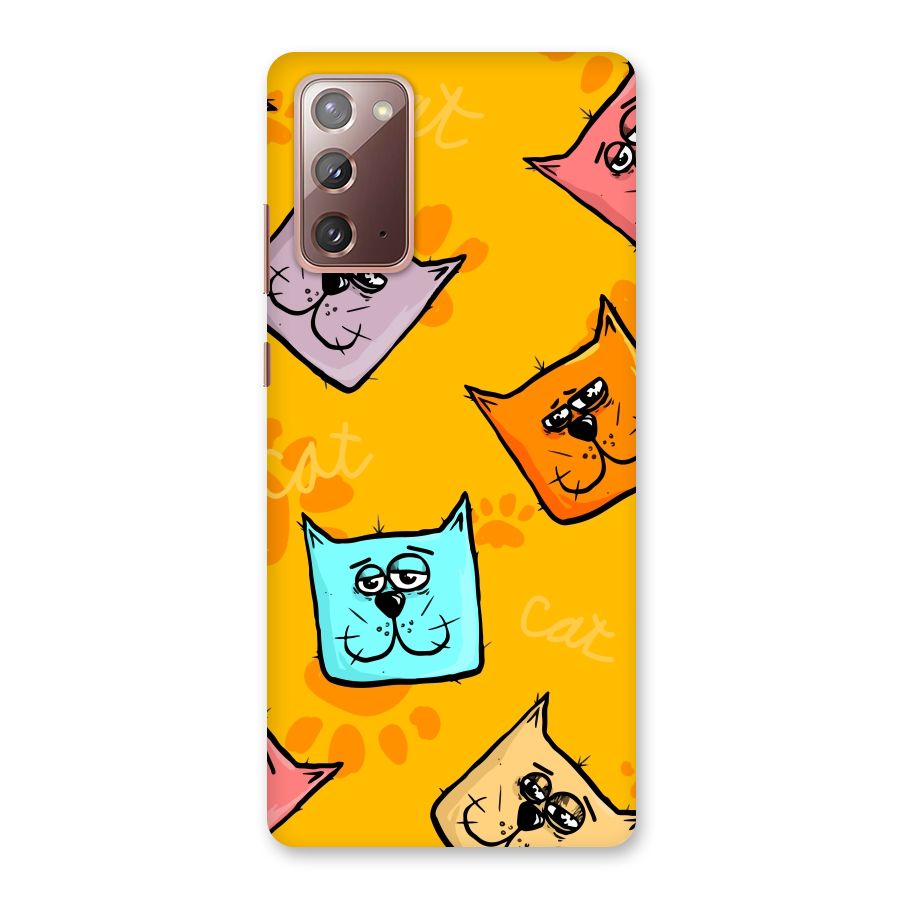 Cute Cat Pattern Back Case for Galaxy Note 20