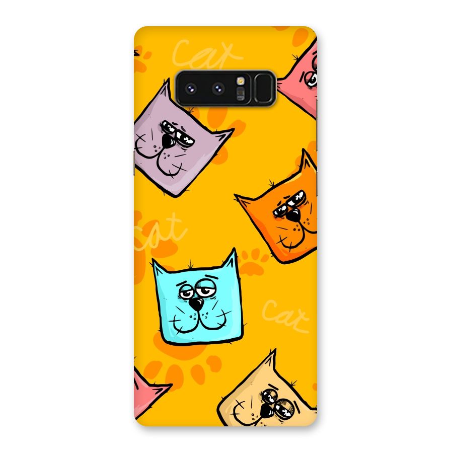 Cute Cat Pattern Back Case for Galaxy Note 8