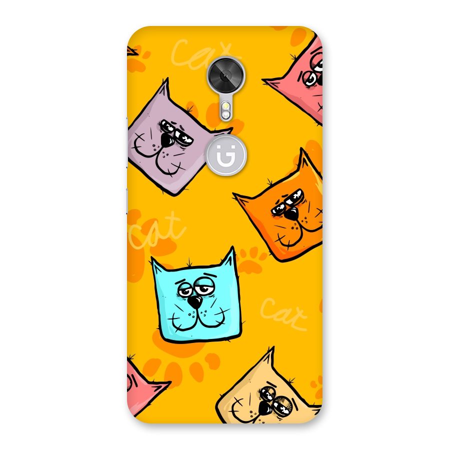 Cute Cat Pattern Back Case for Gionee A1