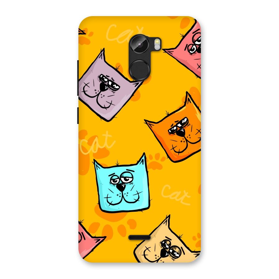 Cute Cat Pattern Back Case for Gionee X1