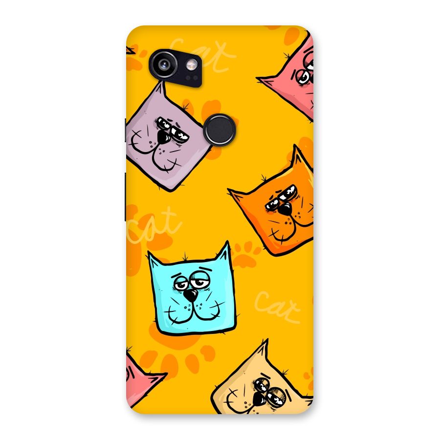 Cute Cat Pattern Back Case for Google Pixel 2 XL