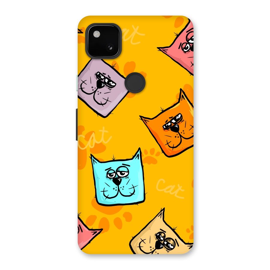 Cute Cat Pattern Back Case for Google Pixel 4a