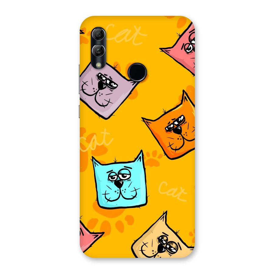 Cute Cat Pattern Back Case for Honor 10 Lite