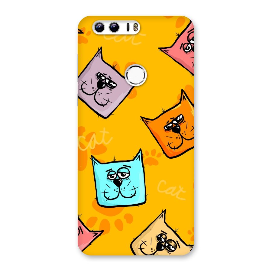 Cute Cat Pattern Back Case for Honor 8