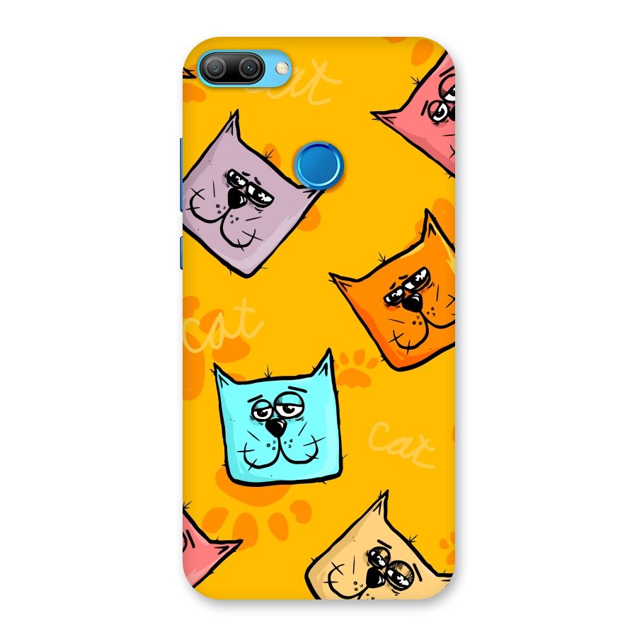 Cute Cat Pattern Back Case for Honor 9N