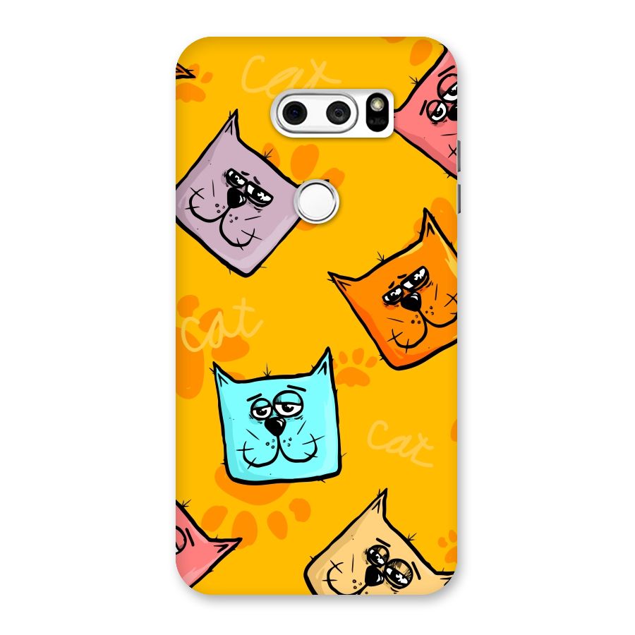 Cute Cat Pattern Back Case for LG V30