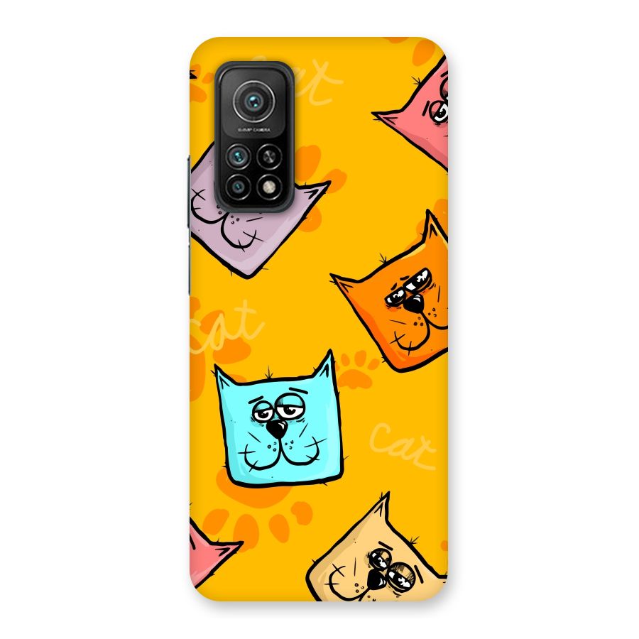 Cute Cat Pattern Back Case for Mi 10T 5G