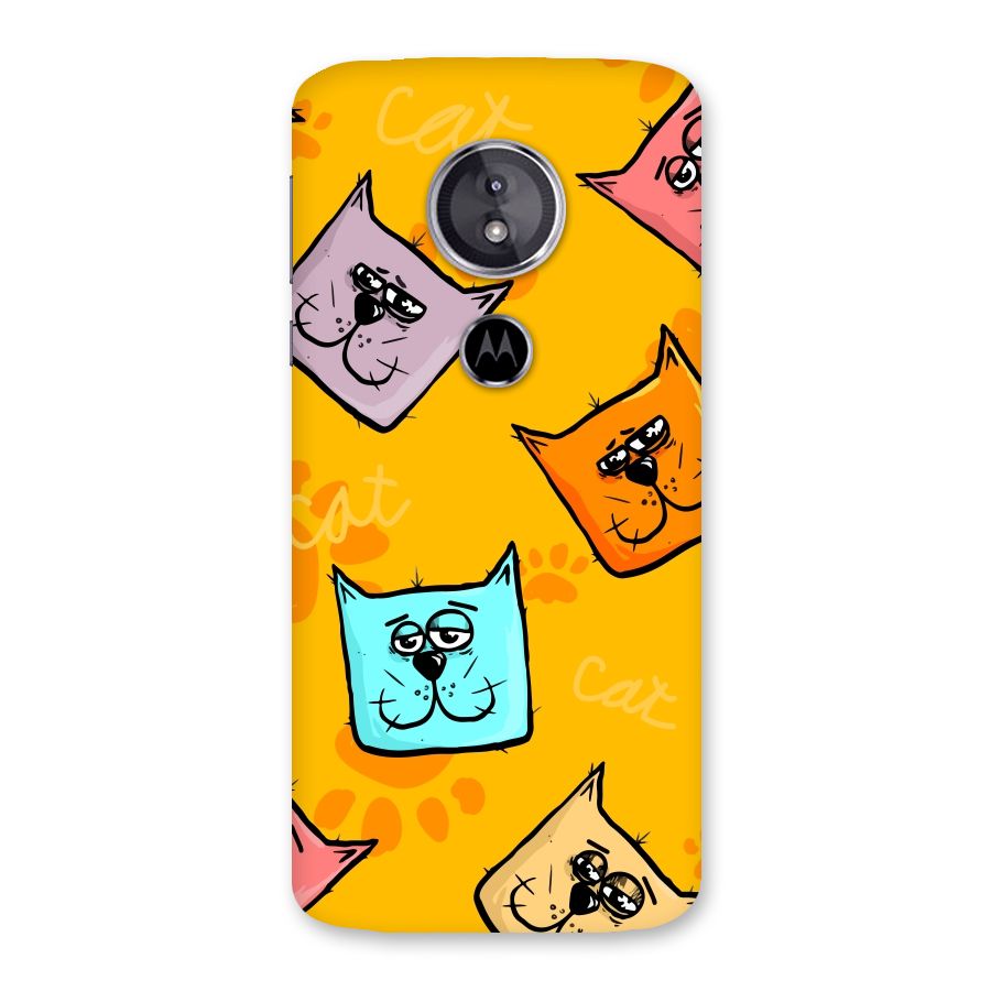 Cute Cat Pattern Back Case for Moto E5