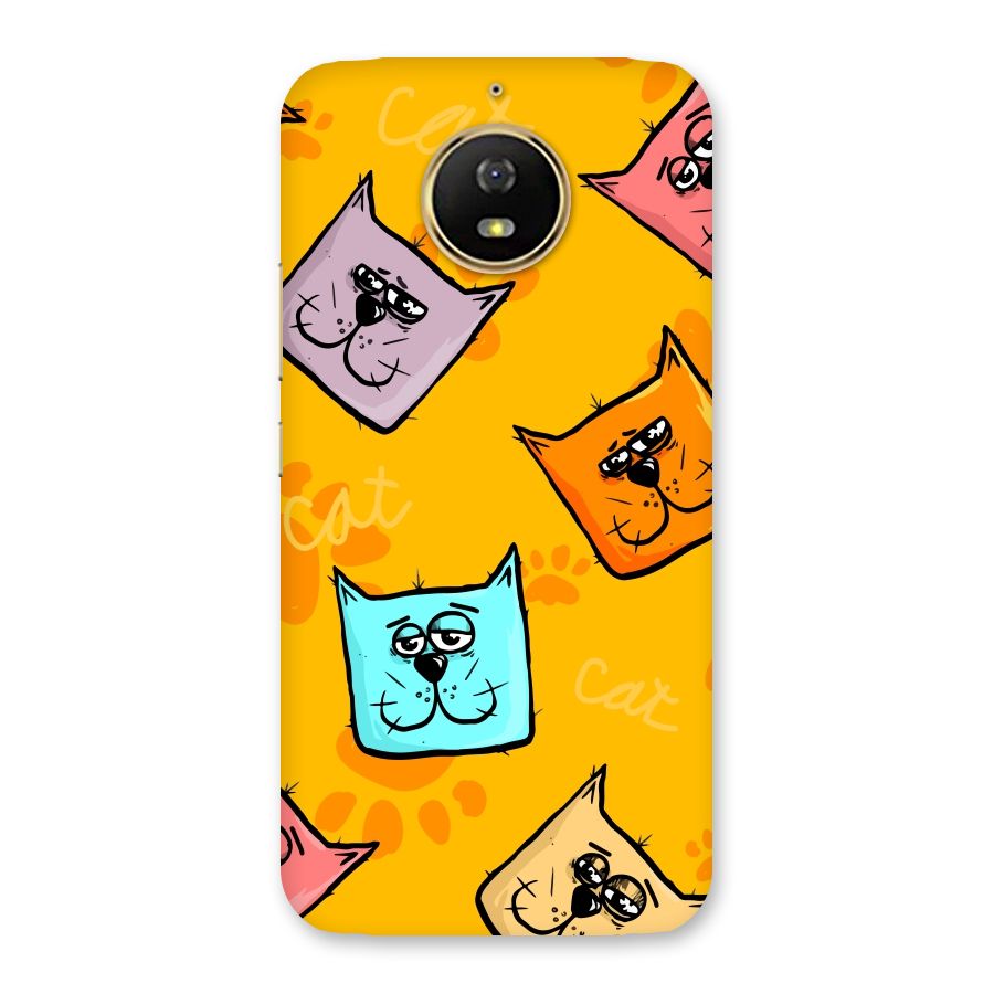Cute Cat Pattern Back Case for Moto G5s