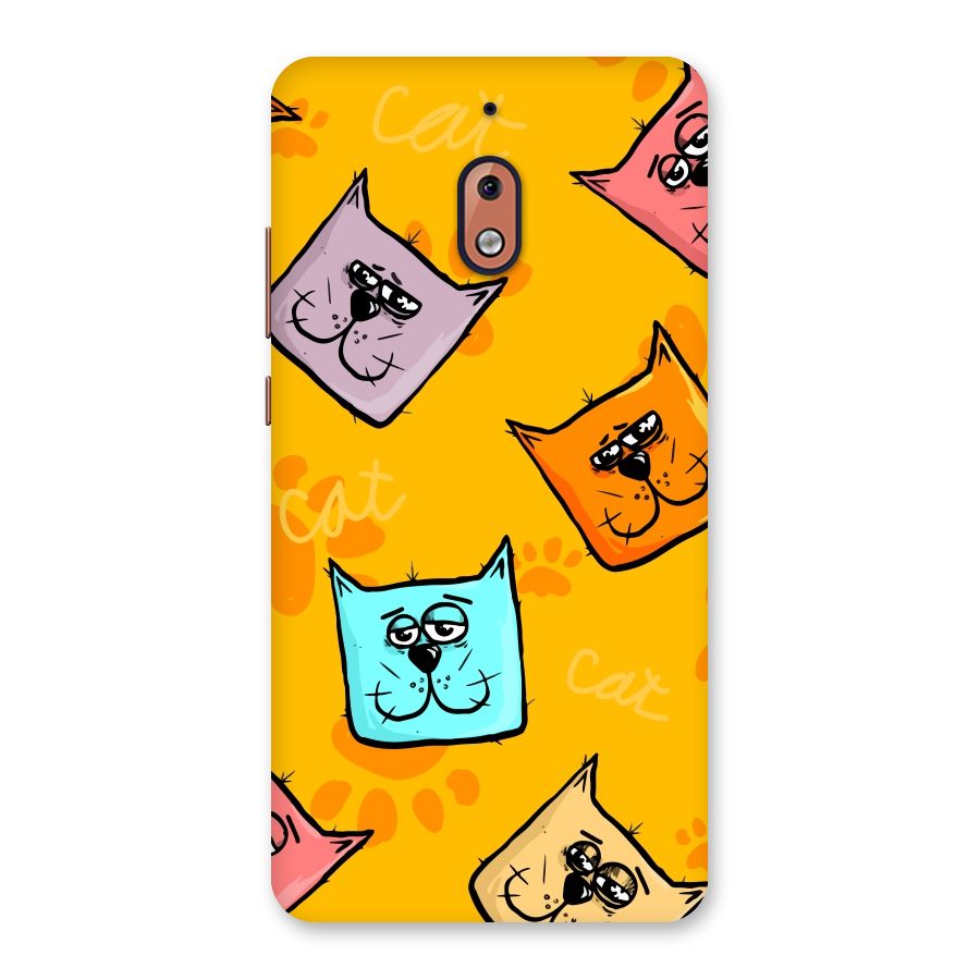 Cute Cat Pattern Back Case for Nokia 2.1