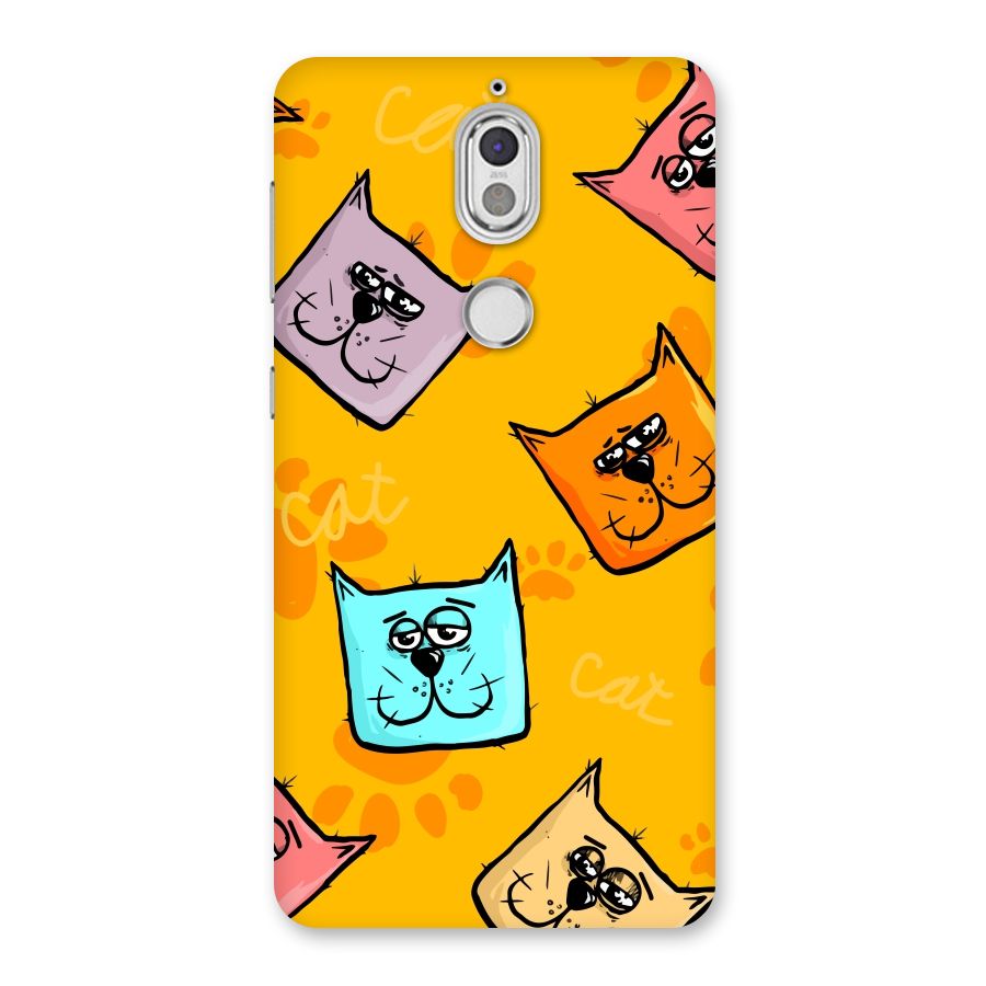 Cute Cat Pattern Back Case for Nokia 7