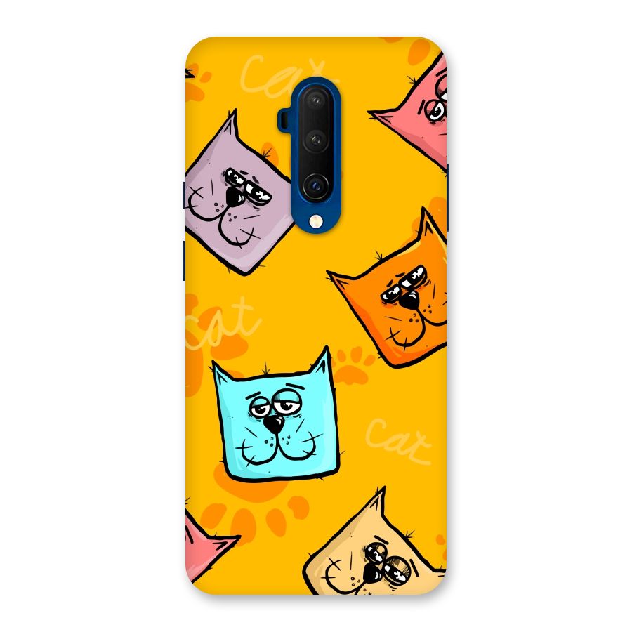 Cute Cat Pattern Back Case for OnePlus 7T Pro