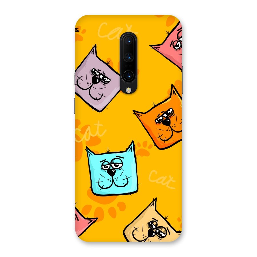 Cute Cat Pattern Back Case for OnePlus 7 Pro