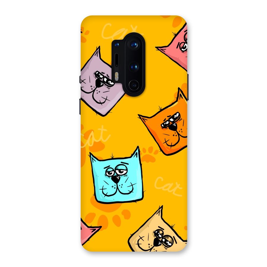Cute Cat Pattern Back Case for OnePlus 8 Pro