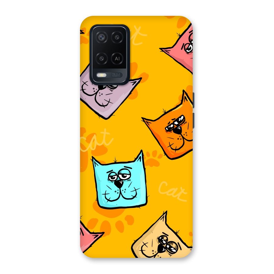Cute Cat Pattern Back Case for Oppo A54