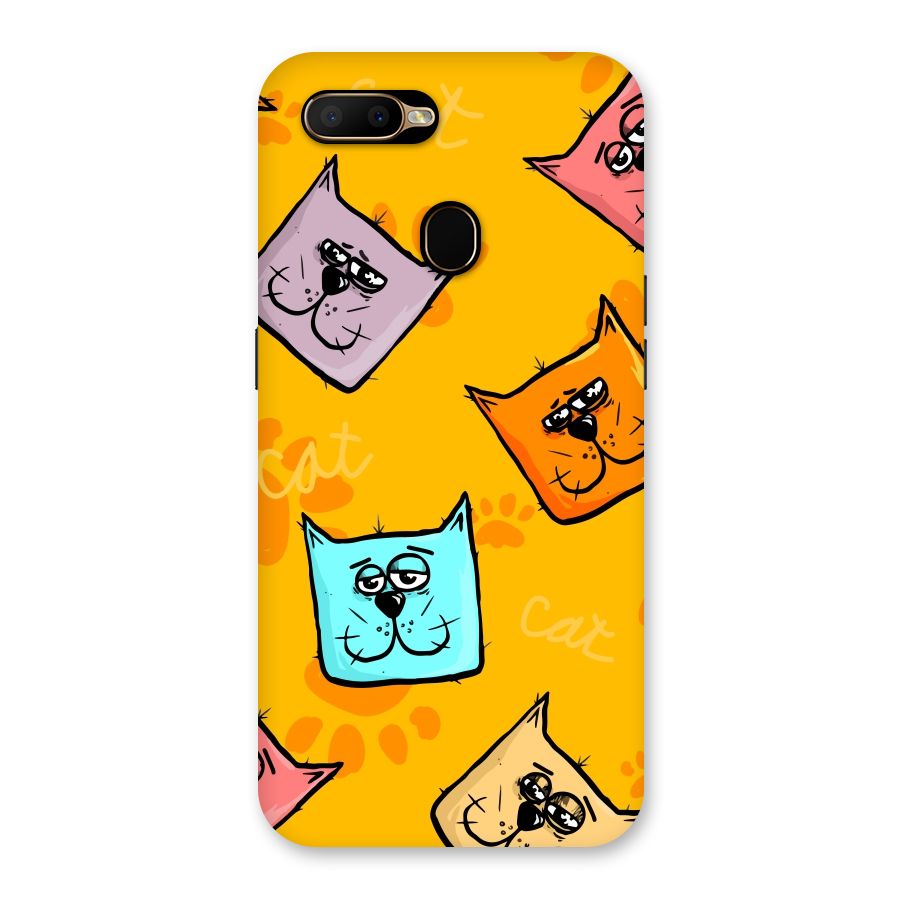 Cute Cat Pattern Back Case for Oppo A5s